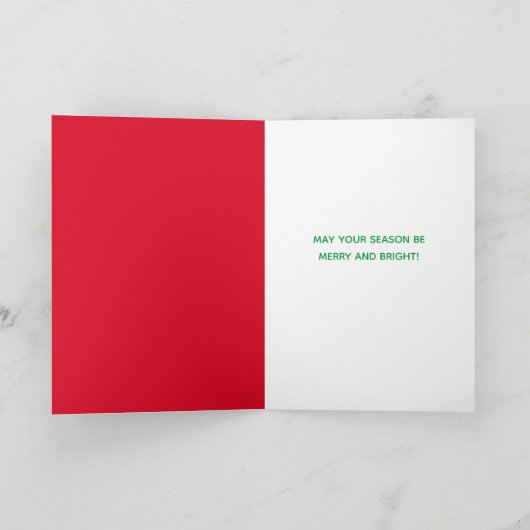 Carte Baaah Humbug Sheep Enveloppé dans les lumières de (Intérieur)