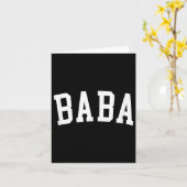 Carte Baba _2 (Fleur jaune)