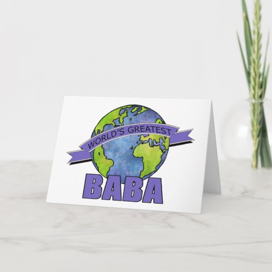 Carte Baba la plus grande du monde (Devant)