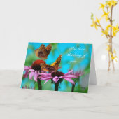 Carte Babflies - thinking of you (Fleur jaune)