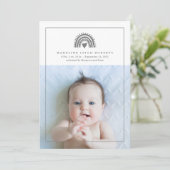 Carte BABY ANNOUNCEMENT Add Your Photo (Debout devant)