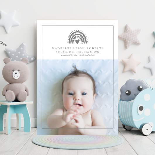 Carte BABY ANNOUNCEMENT Add Your Photo