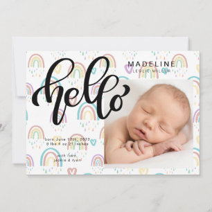 Carte BABY ANNOUNCEMENT Add Your Photo