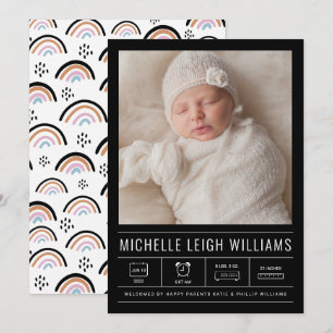 Carte BABY ANNOUNCEMENT Add Your Photo