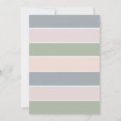 Carte BABY ANNOUNCEMENT Add Your Photo (Dos)