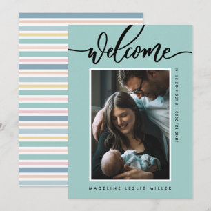 Carte BABY ANNOUNCEMENT Add Your Photo