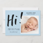 Carte BABY ANNOUNCEMENT Add Your Photo (Devant)