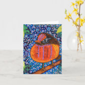 Carte Baby Bird (Fleur jaune)