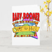 Carte Baby Boomer Birthdays (Fleur jaune)