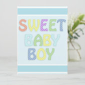 Carte Baby Boy (Debout devant)