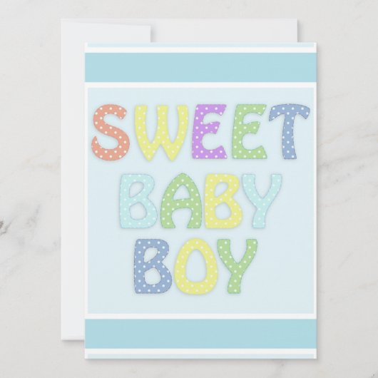 Carte Baby Boy (Devant)