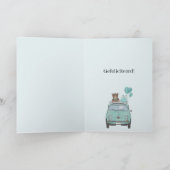 Carte Baby Boy Fiat 500 Dutch Félicitations (Intérieur)