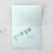 Carte Baby Boy Italien Félicitations (Intérieur)