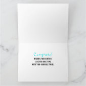 Carte Baby Boy Twins Félicats (Intérieur)