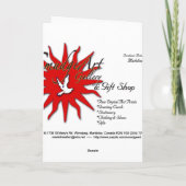 Carte Baby Boys 1er anniversaire (Dos)