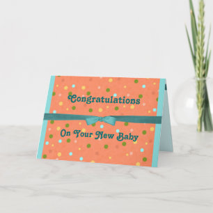 Carte Baby Bubbles Félicitations Pour Votre Nouveau Bébé