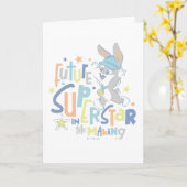 Carte Baby BUGS BUNNY™ Future Superstar En formation (Fleur jaune)