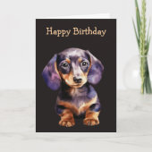Carte Baby Dachshund (Devant)