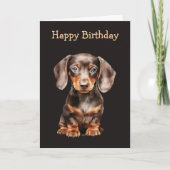 Carte Baby Dachshund (Devant)