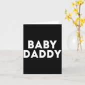 Carte Baby Daddy Funny New &amp; Expecting Dads Father's (Fleur jaune)
