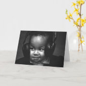 Carte Baby DJ (Fleur jaune)