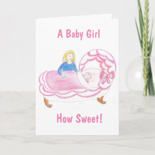 Carte Baby Girl card
