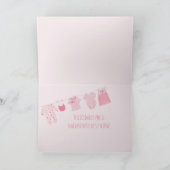 Carte Baby Girl Félicitations espagnoles (Intérieur)