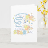 Carte Baby Lola Bunny Future Star (Fleur jaune)