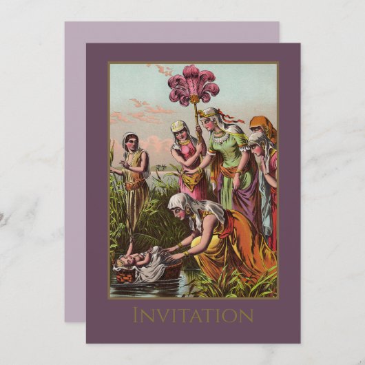 Carte Baby Moses (Devant / Derrière)