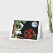 Carte BABY OWL & OWL CITROUILLE BASKET Card (Dos)