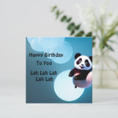 Carte Baby Panda Bubbles, (Debout devant)