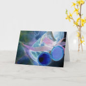 Carte Baby Shoe Art (Fleur jaune)