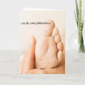 Carte baby shower (Dos)