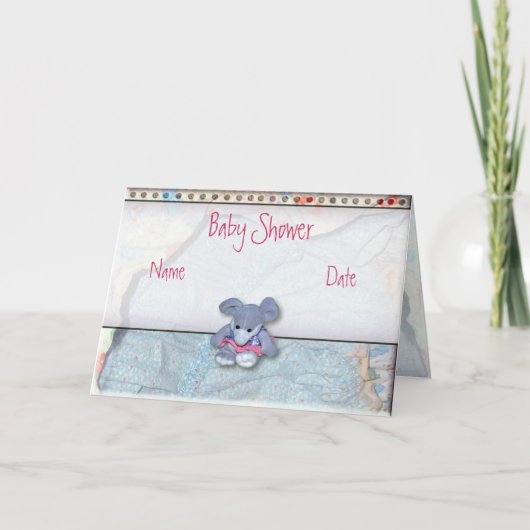 Carte baby shower (Devant)