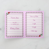 Carte baby shower (Intérieur)