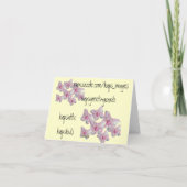 Carte Baby shower (Dos)