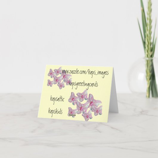 Carte Baby shower (Dos)