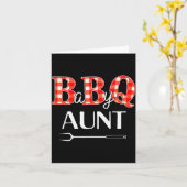 Carte Baby Shower Aunt Bbq Party Cute Matching Family (Fleur jaune)