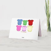 Carte Baby shower béant (Dos)