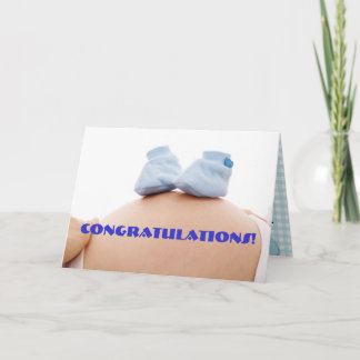 Carte Baby shower béant