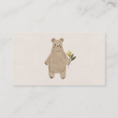 Carte Baby shower Boho Woodland Diaper (Dos)