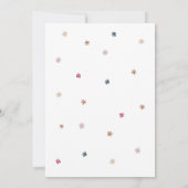 Carte Baby shower Dachshund Chien (Dos)