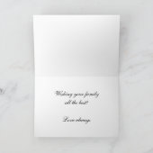 Carte Baby shower d'animaux de mer mignons (Intérieur)