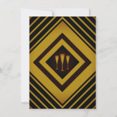 Carte Baby shower de Bingo Gatsby Gold 2020 (Dos)