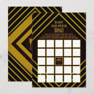 Carte Baby shower de Bingo Gatsby Gold 2020