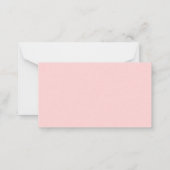 Carte Baby shower de carafe de couches rose (Dos)