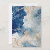 Carte baby shower de corail de la mer par courriel (Dos)