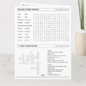 Carte Baby shower de journal photo moderne (Dos)