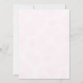 Carte Baby shower de la faune tropicale rose Toucan (Dos)