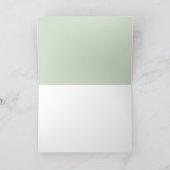 Carte Baby shower de l'automne Citrouille de verdure Mer (Intérieur)